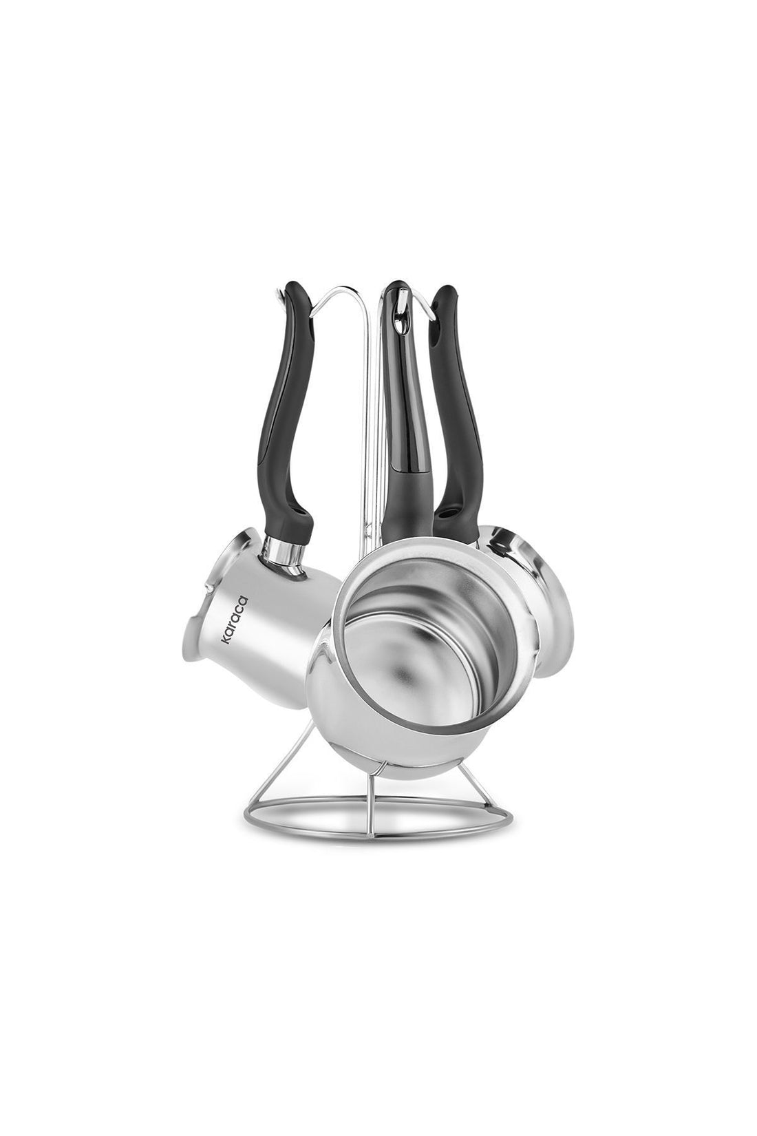 Lotus 3-Piece Stand Coffee Pot Set