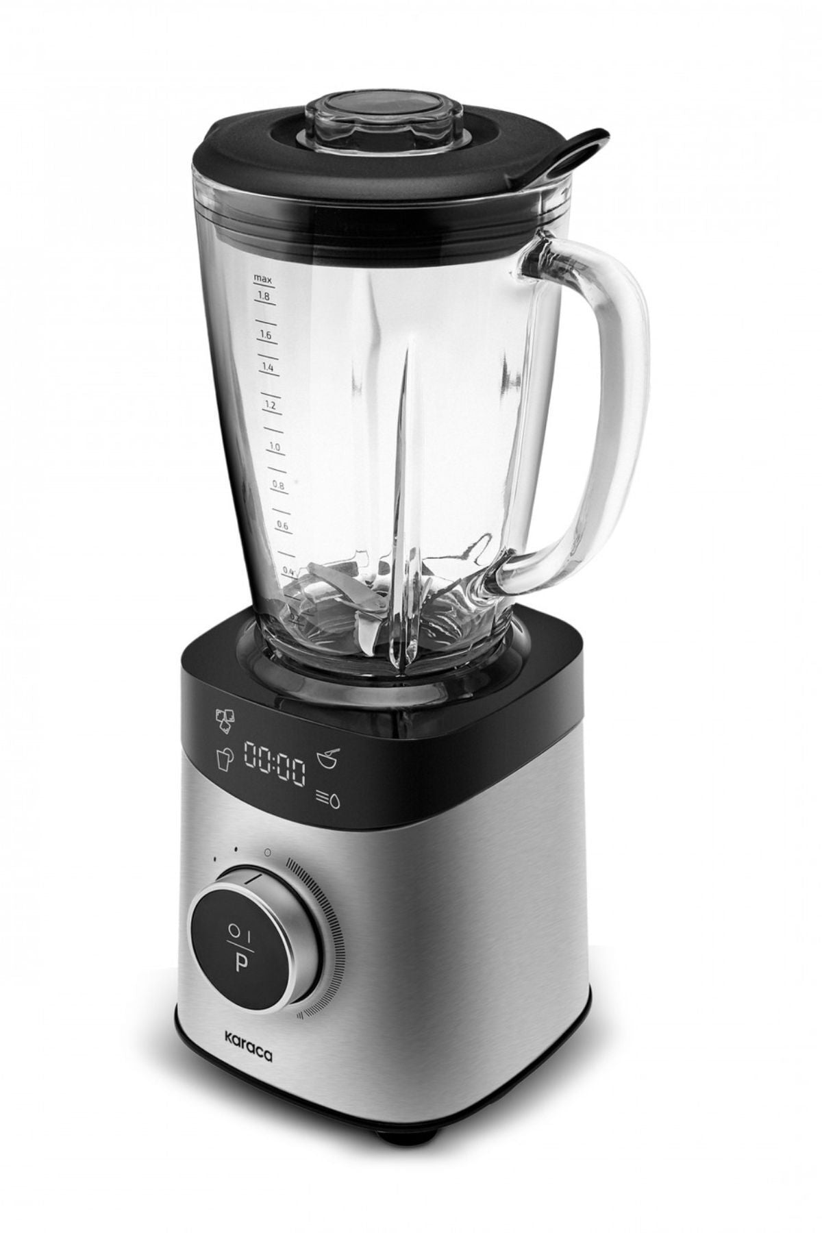 Digital Display Inox Smoothie Blender 1800W