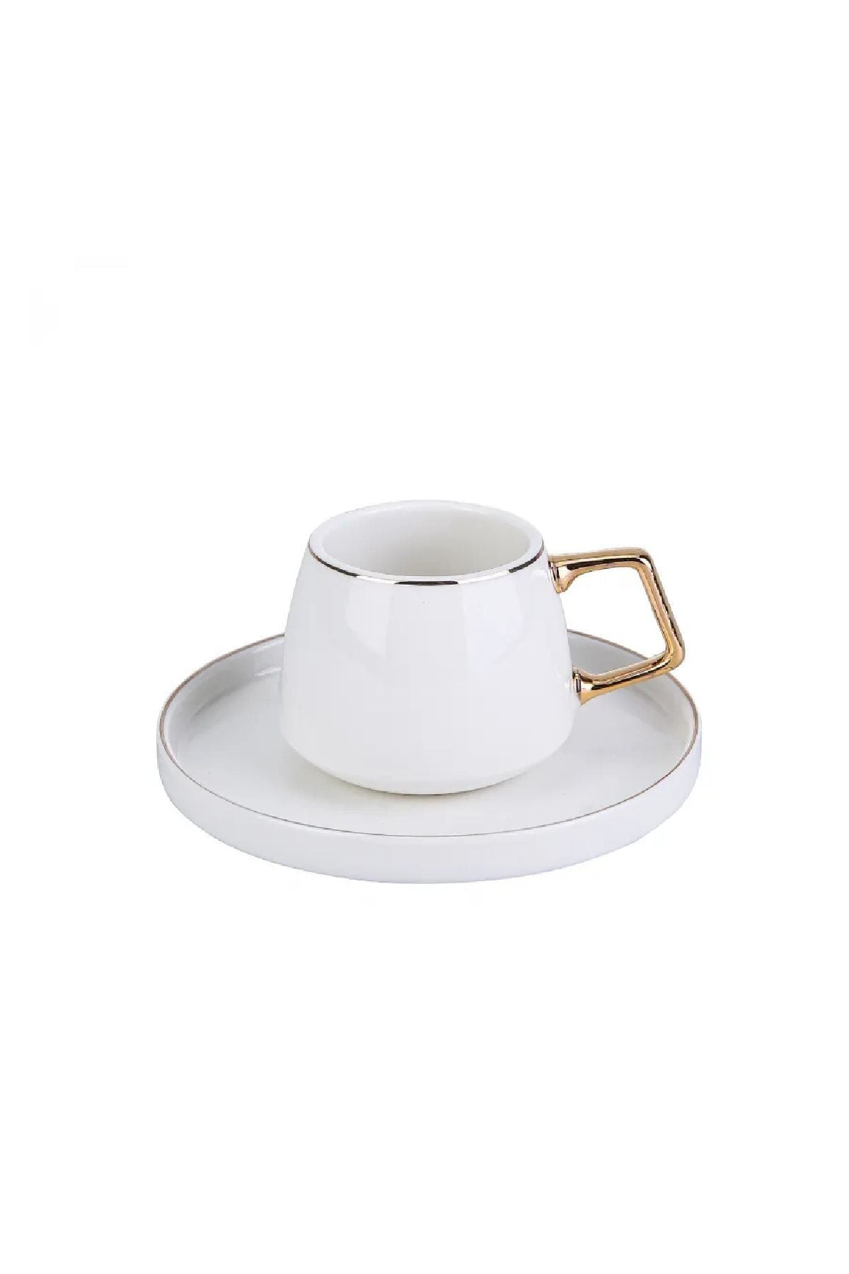 Saturn 6 Person Coffee Cup Set 100 ml Gold