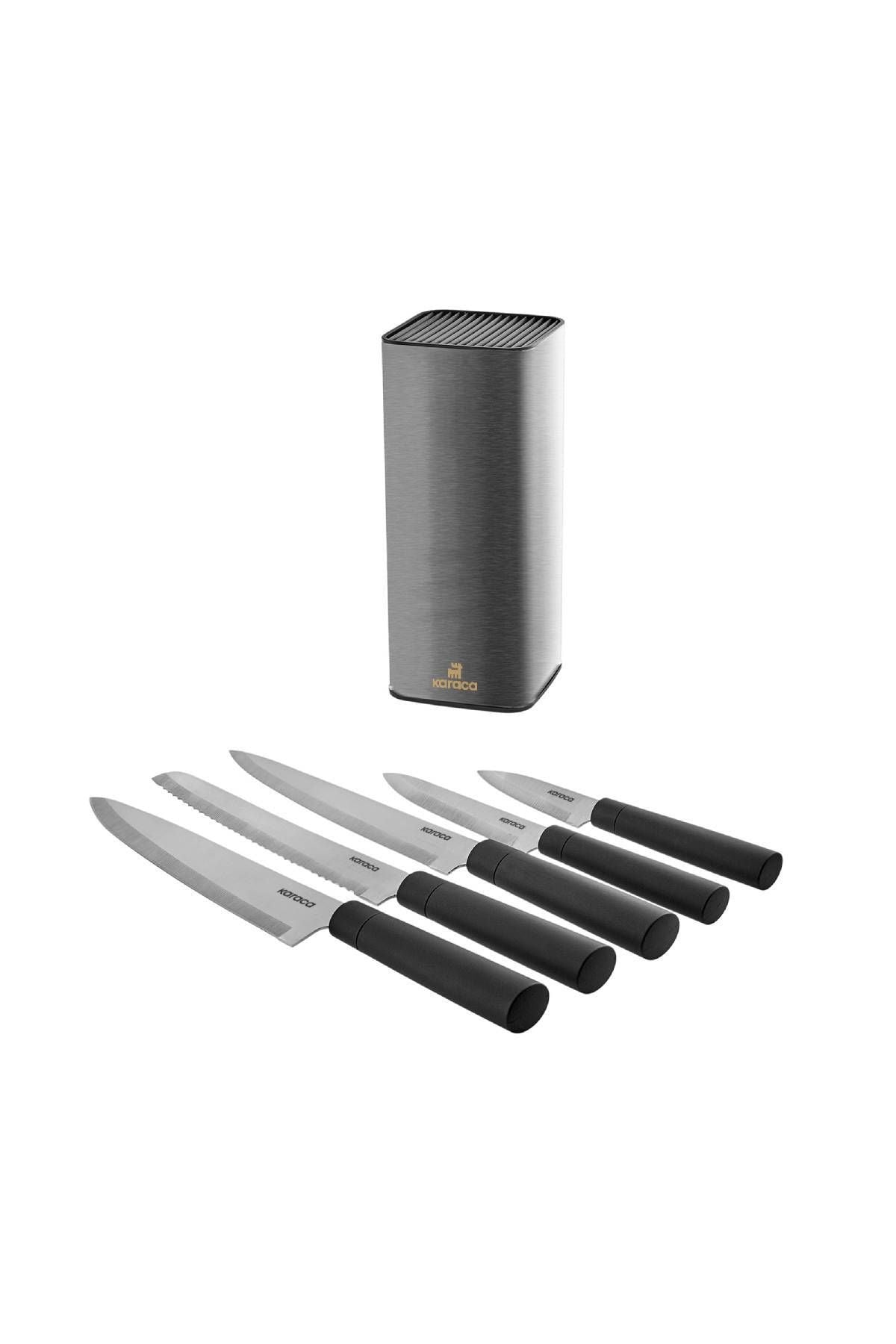 Grammy Inox 6 Piece Stand Knife Set