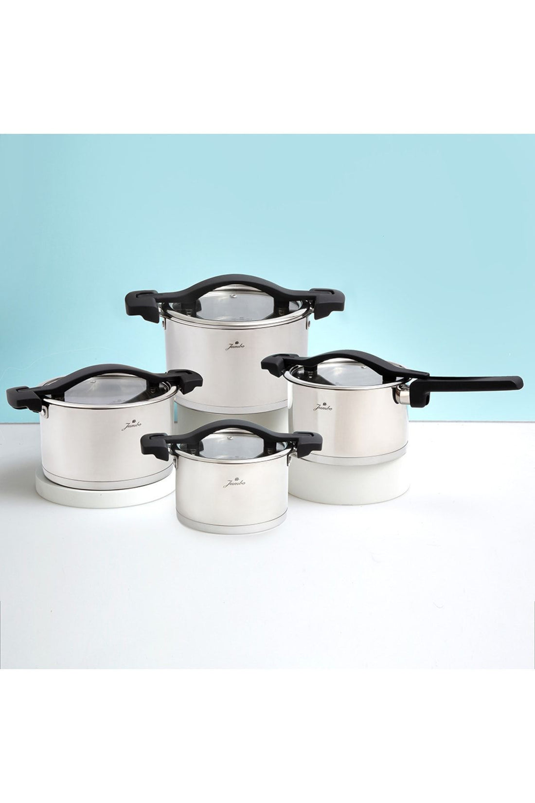 Spark 8 Piece Steel Cookware Set