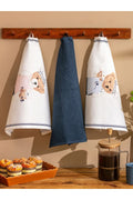 Mixed Printed Teddy Bear Printed Drying Cloth 3 Pcs 40x50 Cm