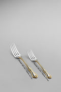 Lalezar Gold Simple 12 Seater 84 Piece Box Fork Spoons Knife Set