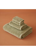 100% Cotton Ruby Face Towel Green (50x70 cm)