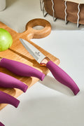 Mary 5 Piece Knife Set Purple