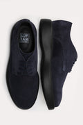 Velluto Men's Suede Casual Shoes Navy