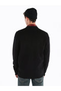 Black Men's Cardigan