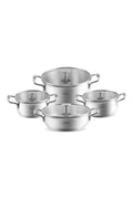 8 Piece Steel Cookware Set with Alaz Induction Base