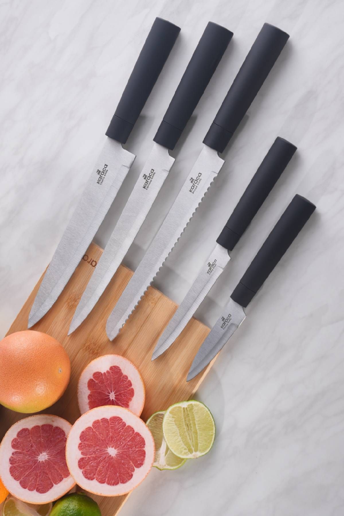 Viego 6 Piece Knife Set Black