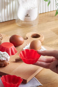 6 Pcs Silicone Muffin Mould