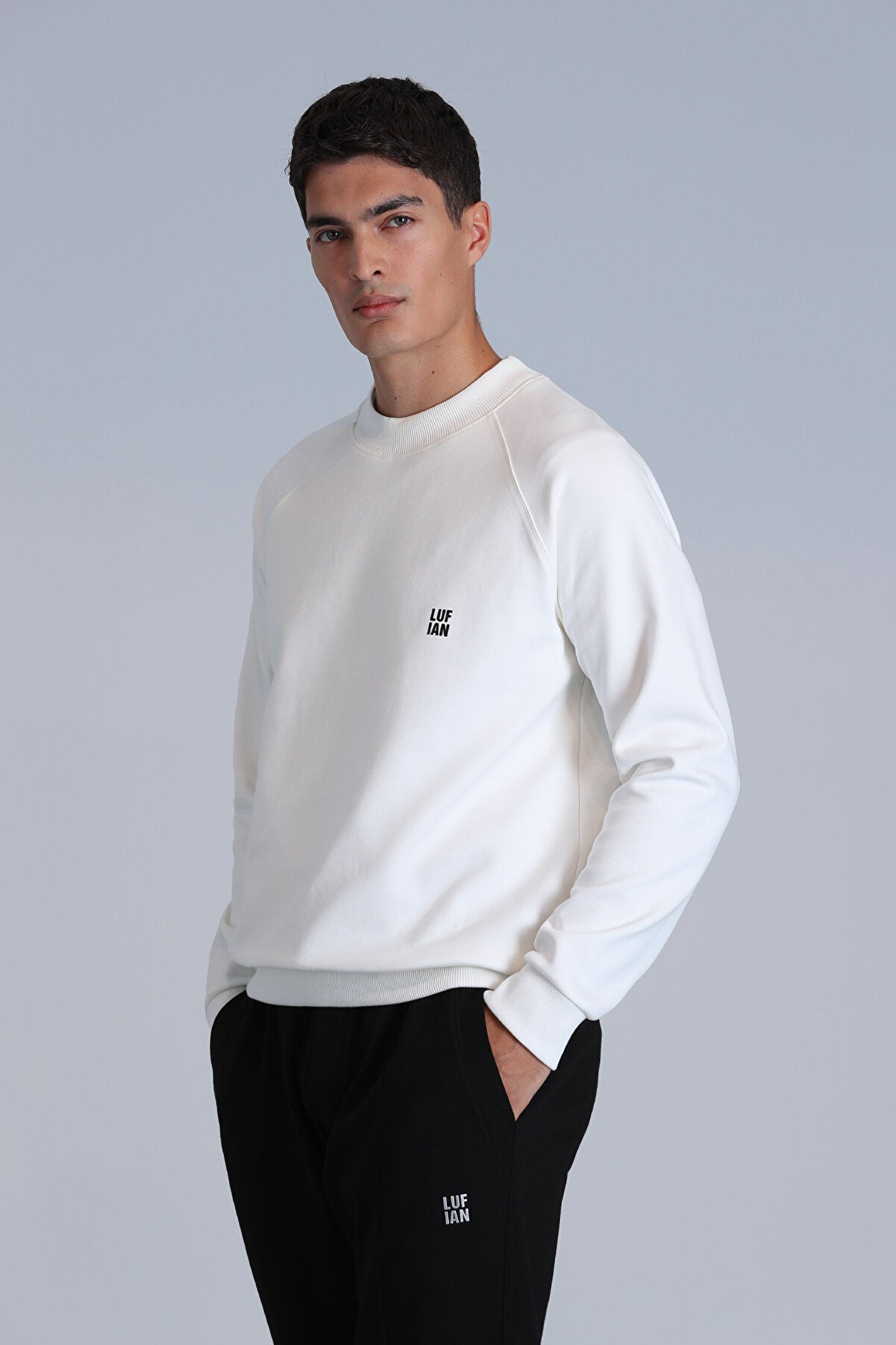 Grant Men's Sweatshirt Broken White