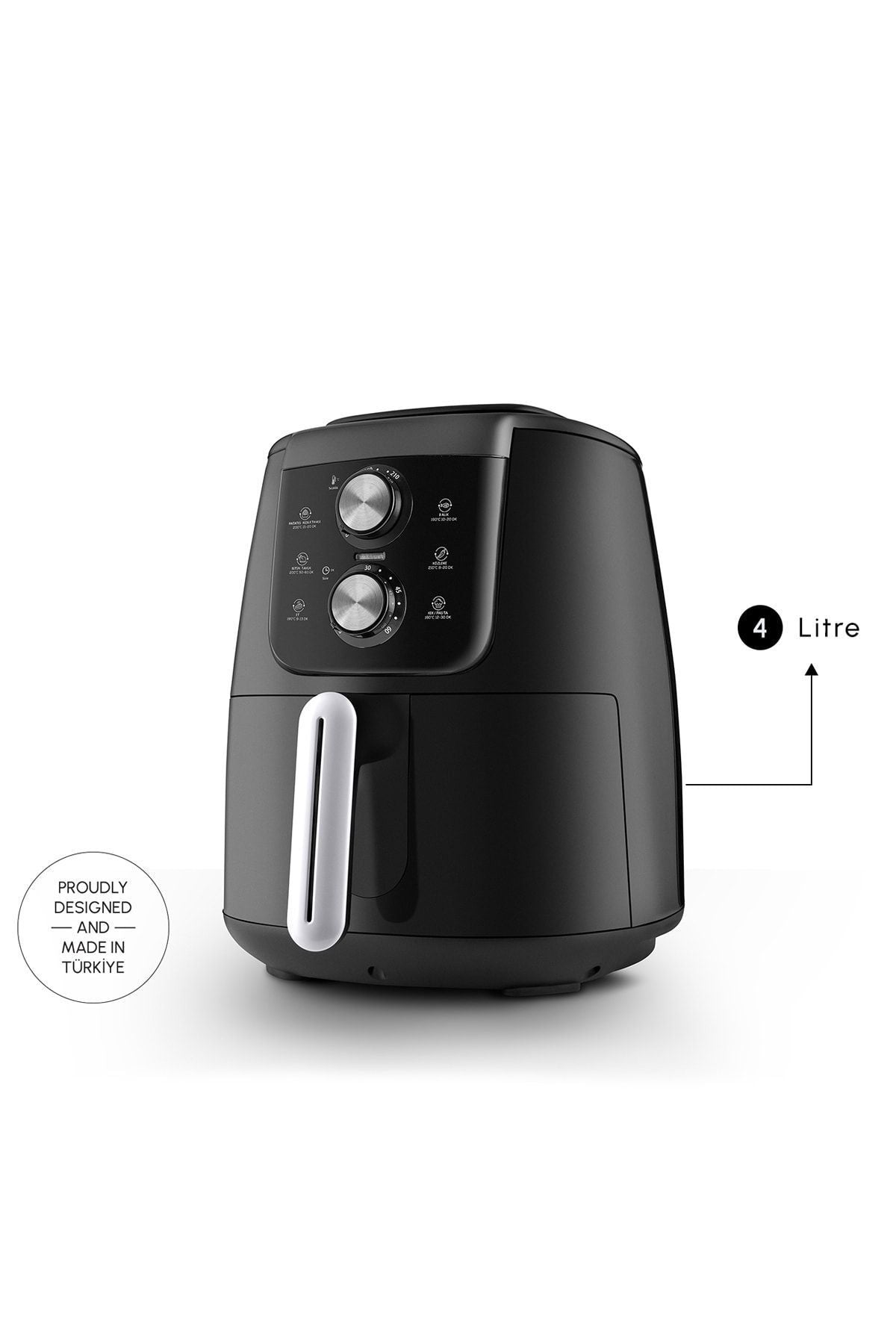 Air Pro Cook Manual Xl Airfryer Black 4 Seater