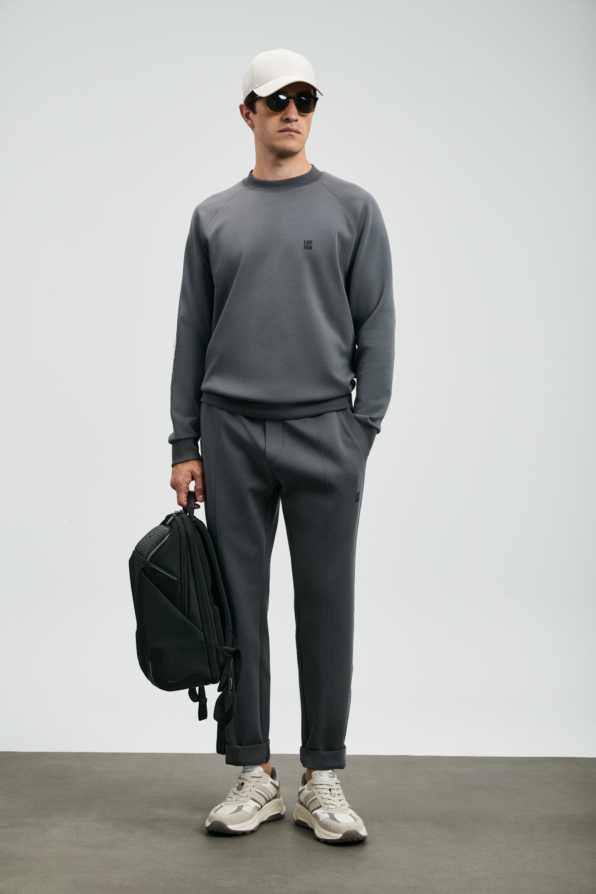 Grant Men's Sweatshirt Dark Grey