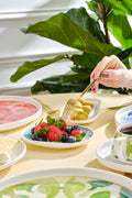 Streamline Aria 34 Pieces 6 Person Porcelain Breakfast/Serving Set