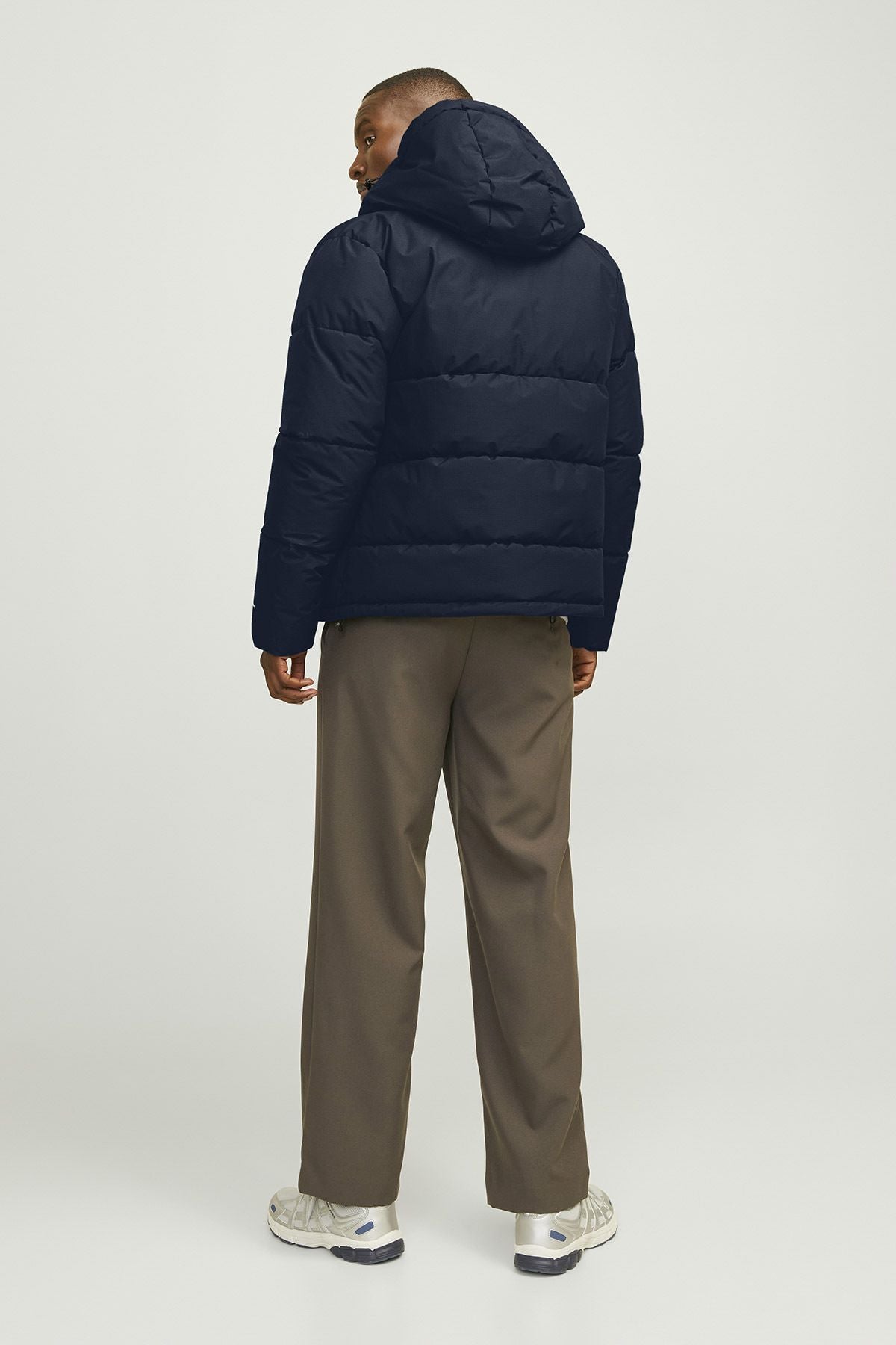 JJWORLD PUFFER JACKET Navy Blue Men's Coat