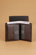 2016 Genuine Leather Men's Wallet Card Holder FLOTUR BROWN
