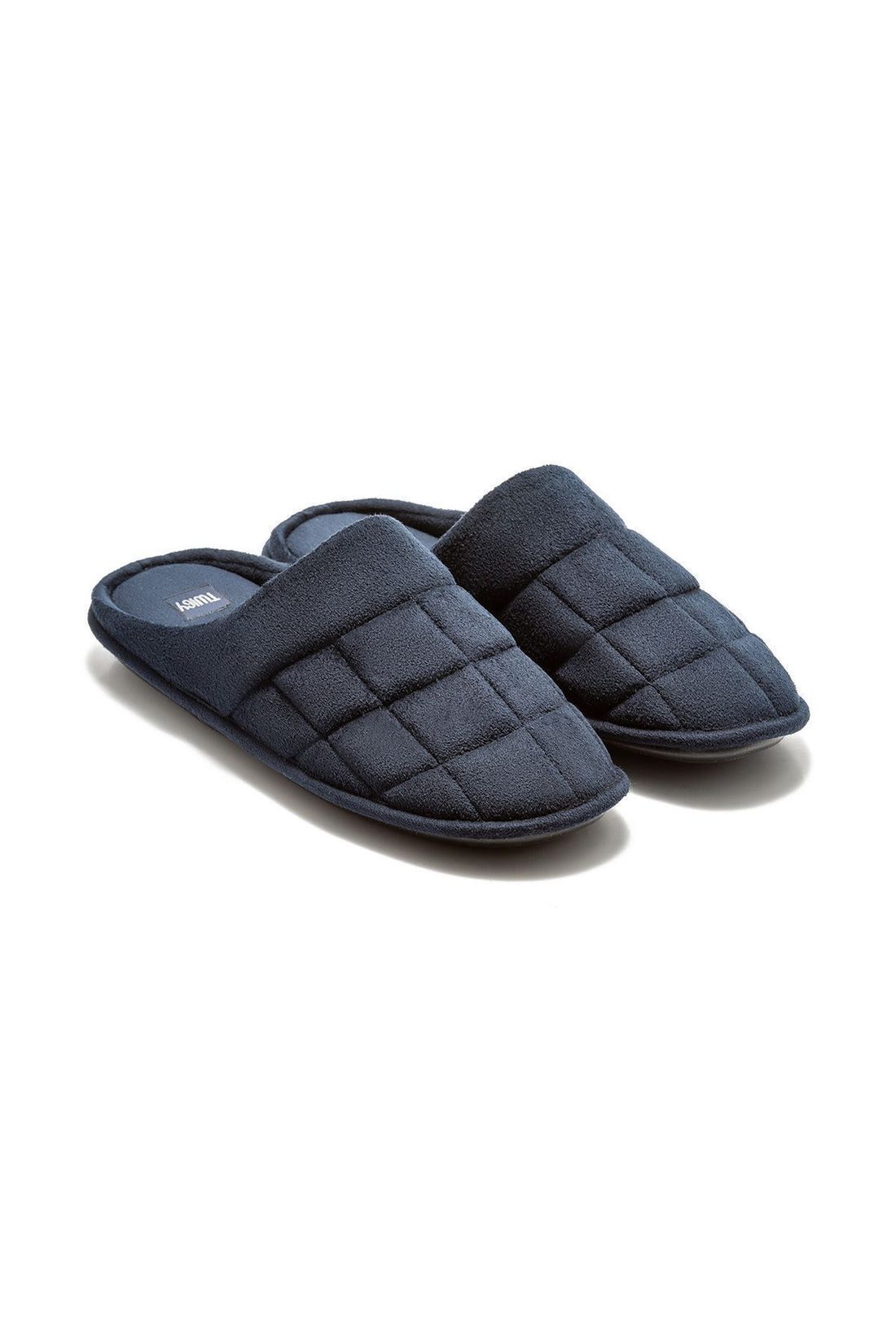 Man Men's Home Slippers Navy Blue 41/46