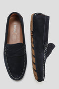 Stroll Suede Loafer Shoes Navy