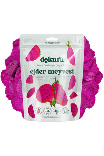 Purple Pitaya Fruit Chips - Freeze Dried Freeze Dried Crispy Dragon Fruit