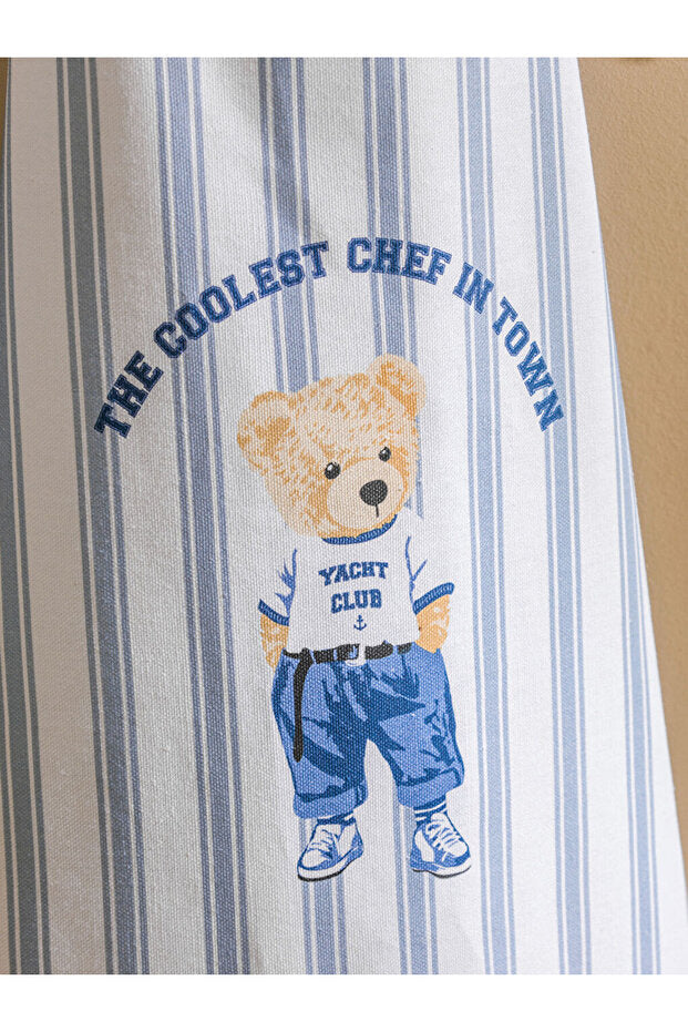 LC Waikiki - new collection patterned Teddy Bear Printed Kitchen Apron city