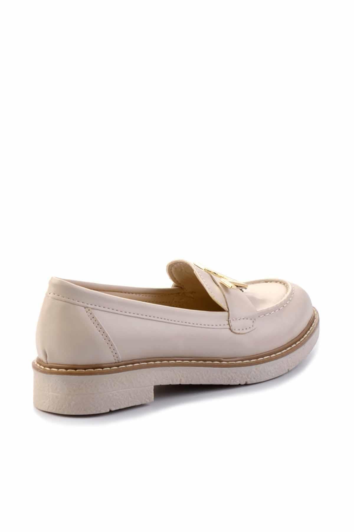 Beige Women's Loafer Shoes K01257067609