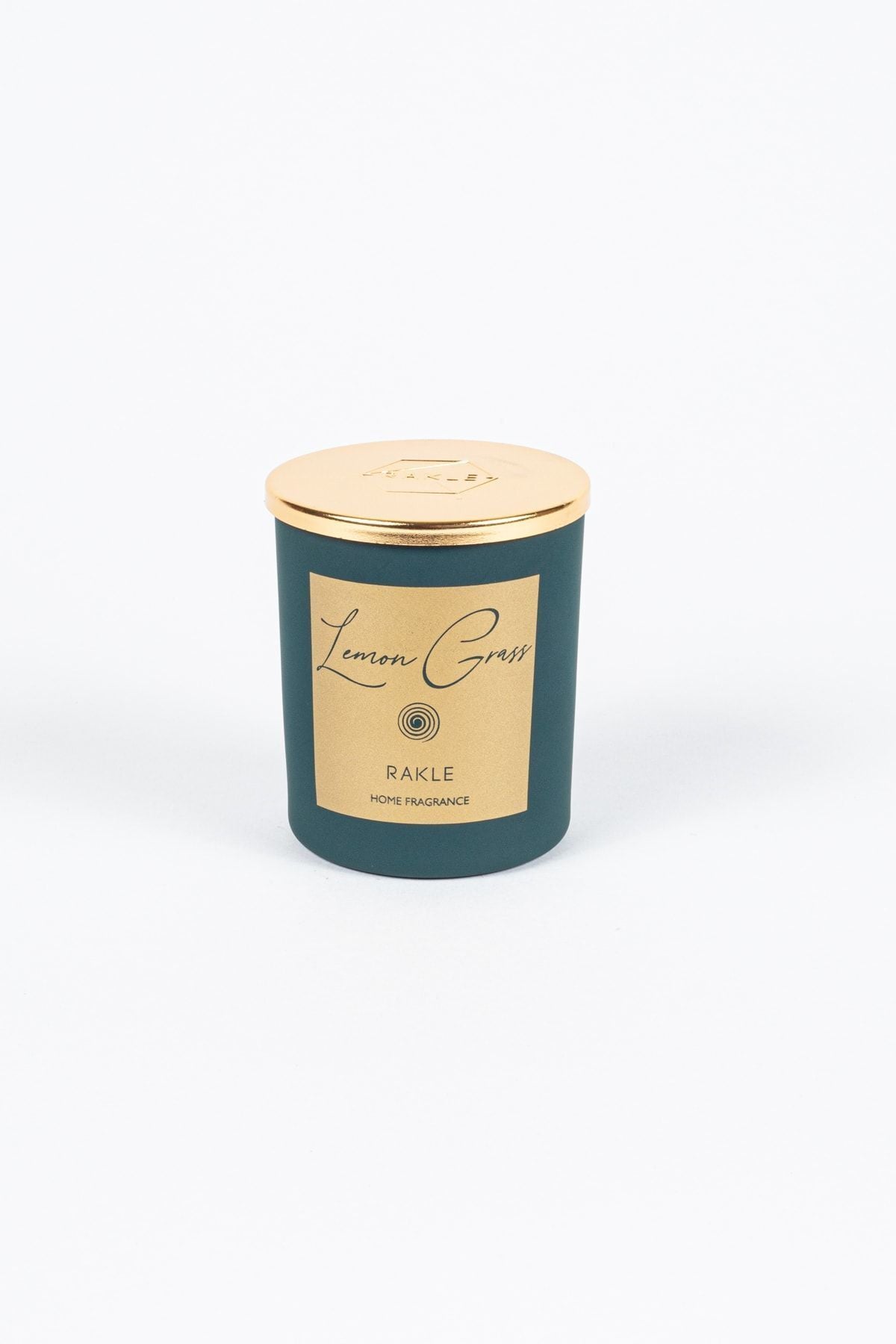 Elegant Lemon Grass Scented Candle Green 120 g