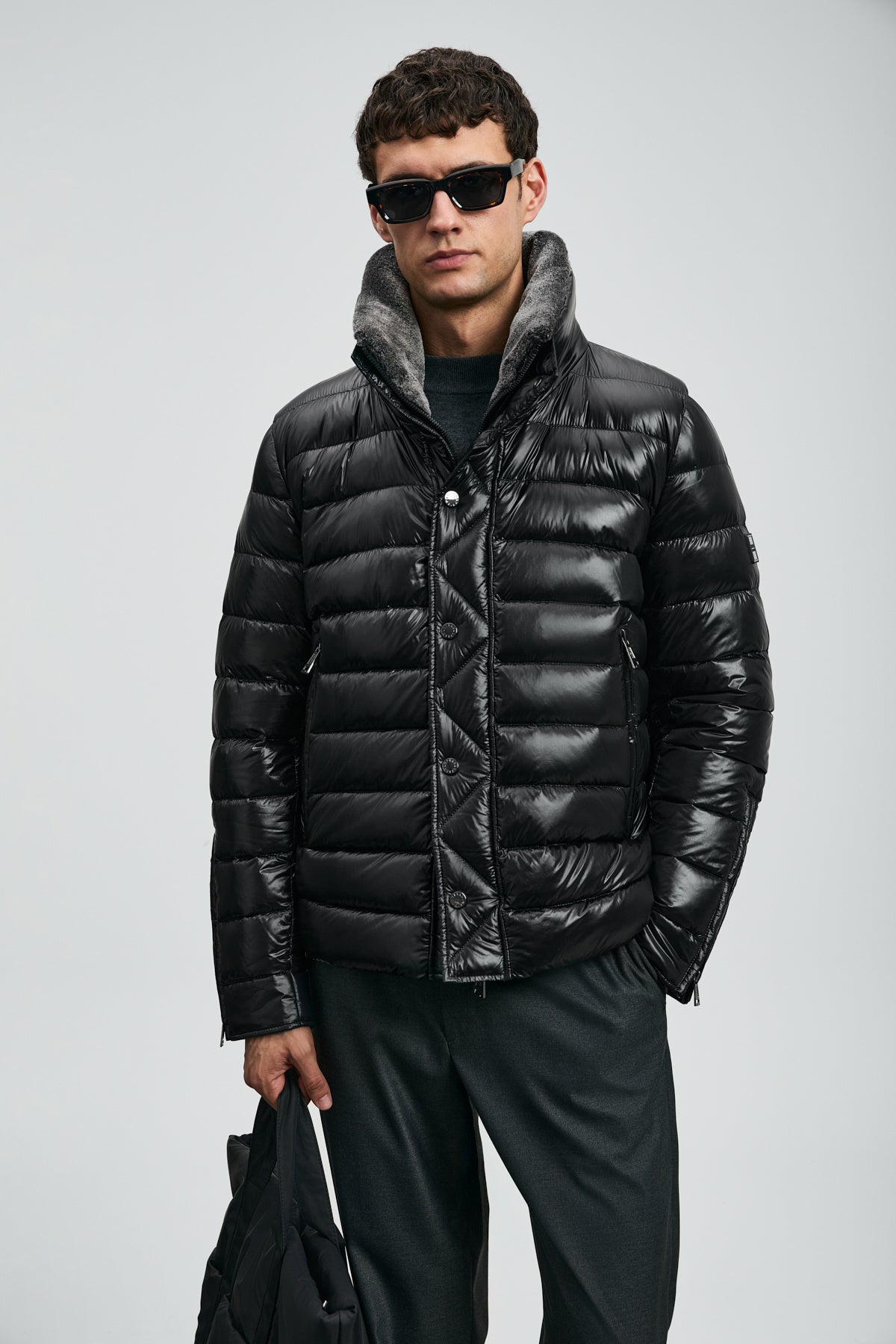 Jack Goose Down Men's Coat Black