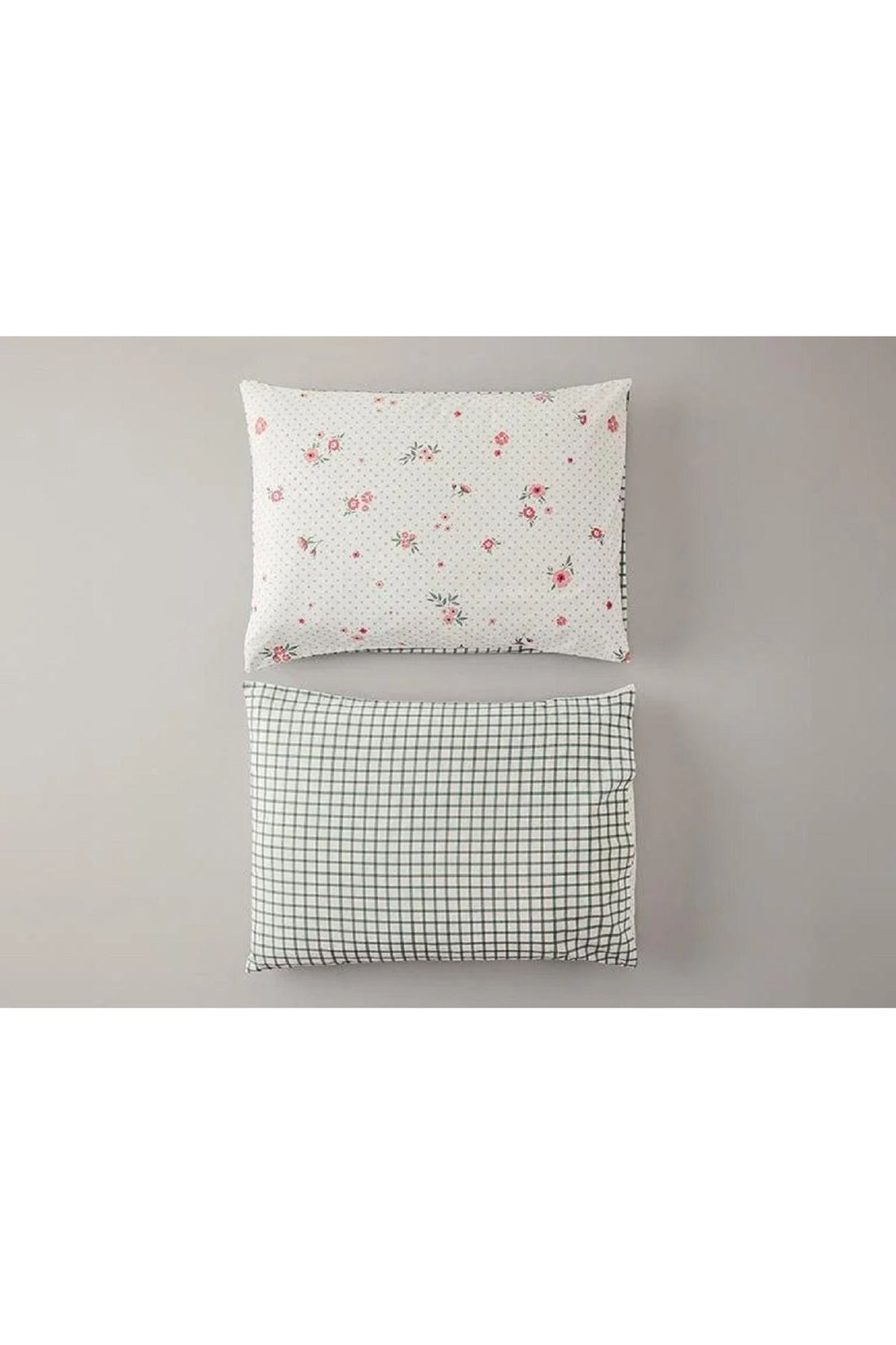 Bloomy Dots Cotton 2-Piece Pillowcase Pink