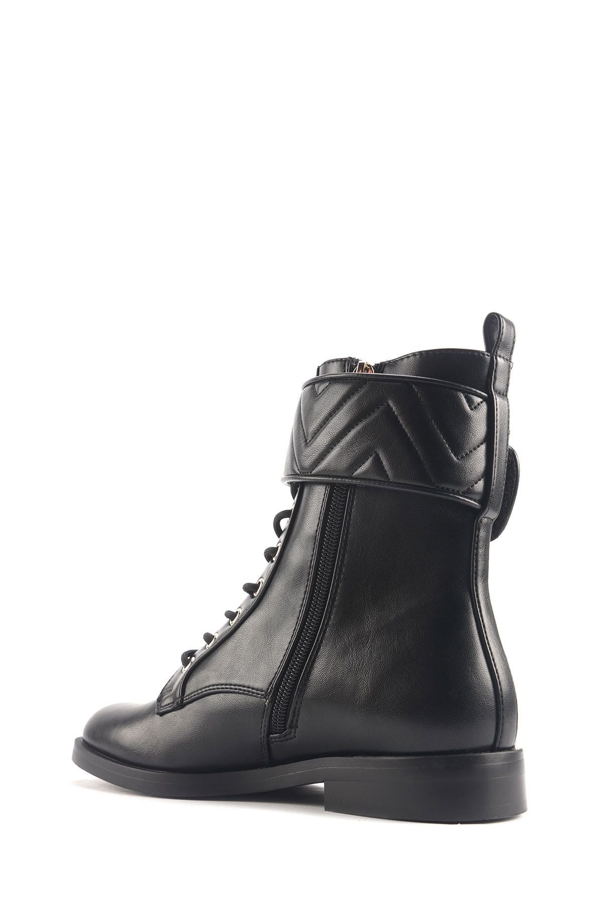VALERIA 4PR Black Women's Flat Boots