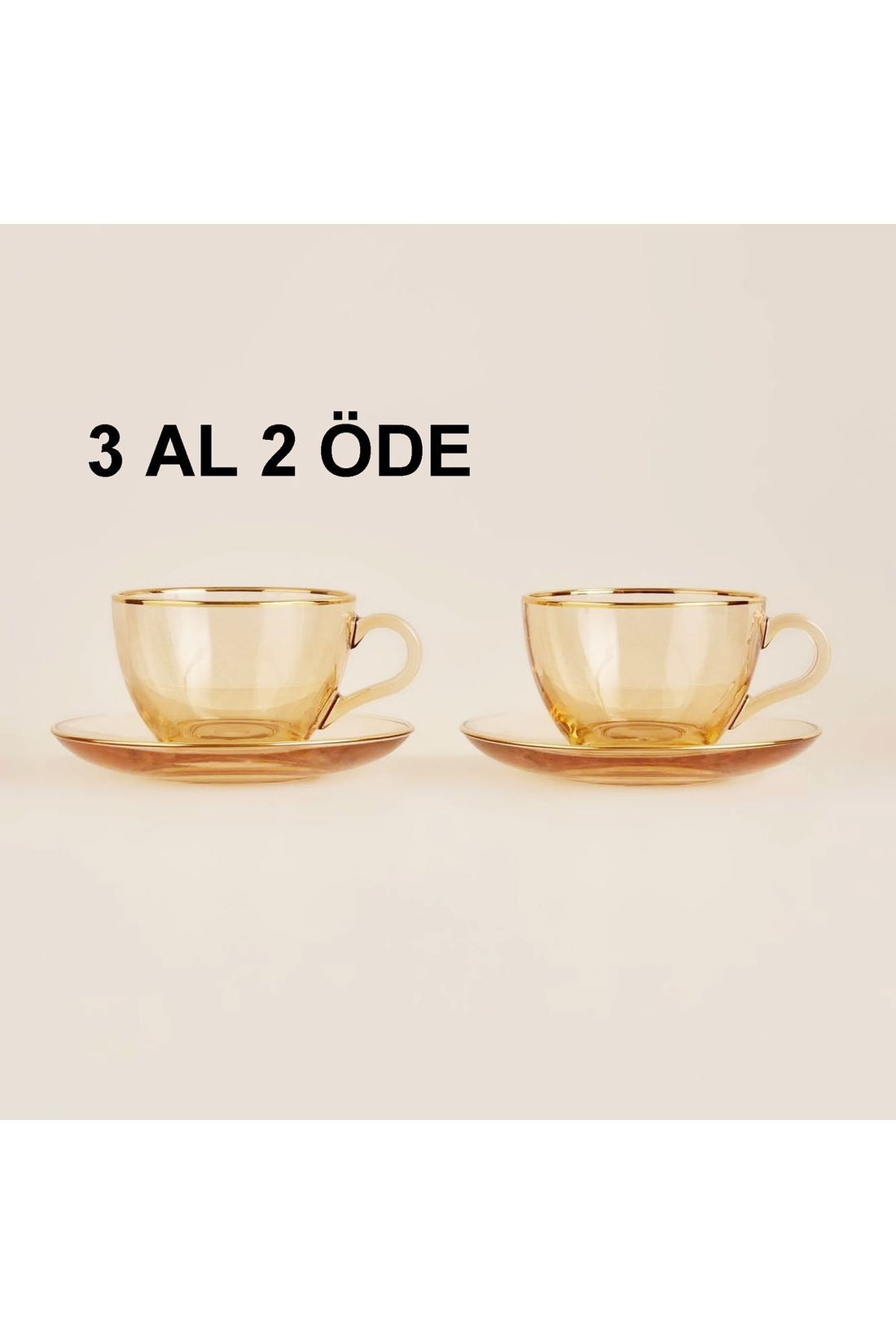 Yellow Tea Cup 240cc for 2 Persons