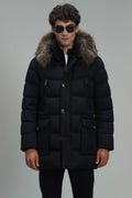 Clark Men's Goose Down Coat Navy