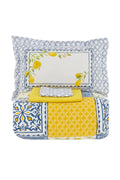 Addie 100% Cotton Double Size Duvet Cover Set Yellow PP