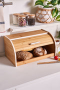 Aksel Bamboo Bread Box 38 cm