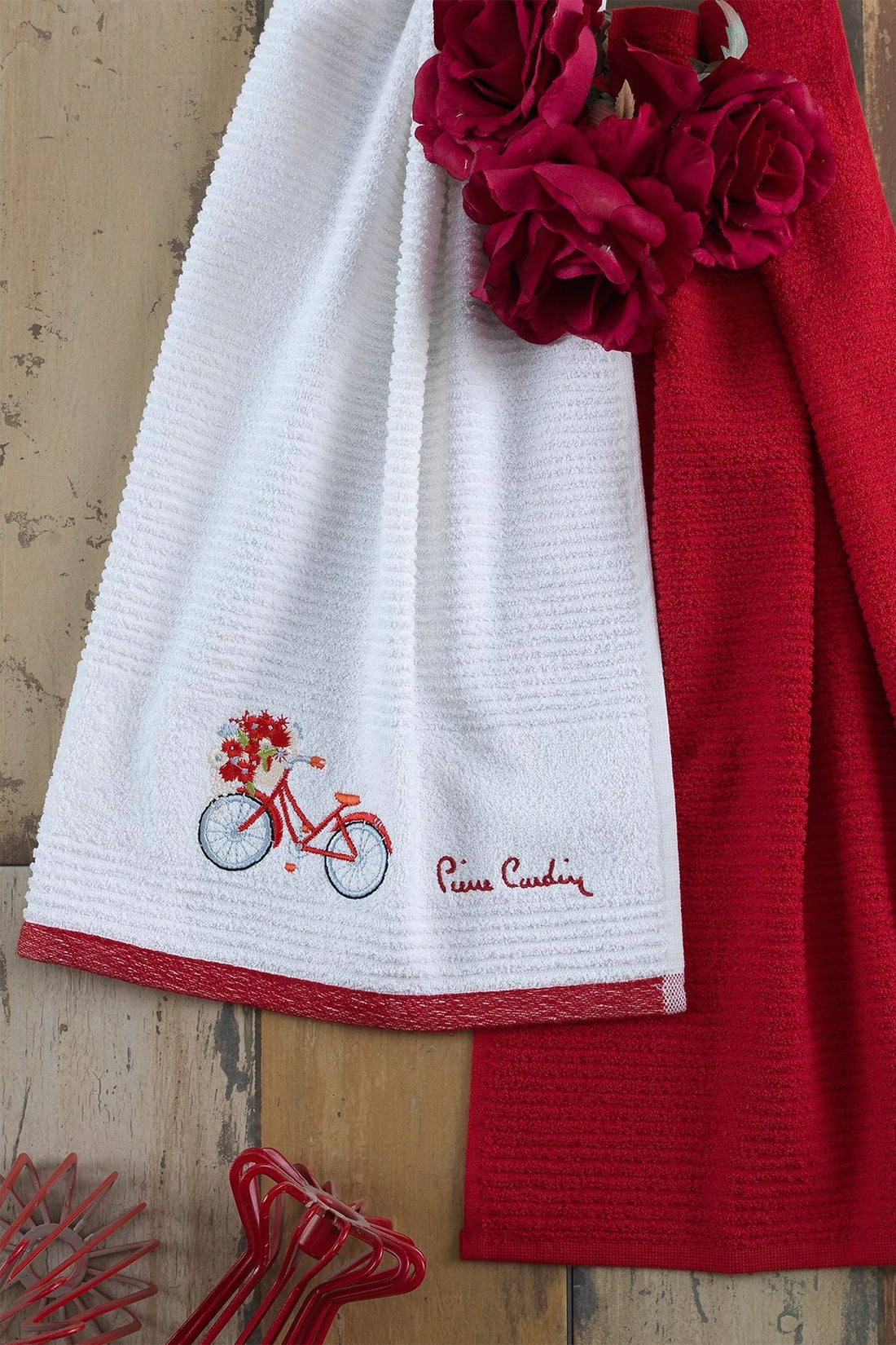 Kitchen Towel Set of 2 Red