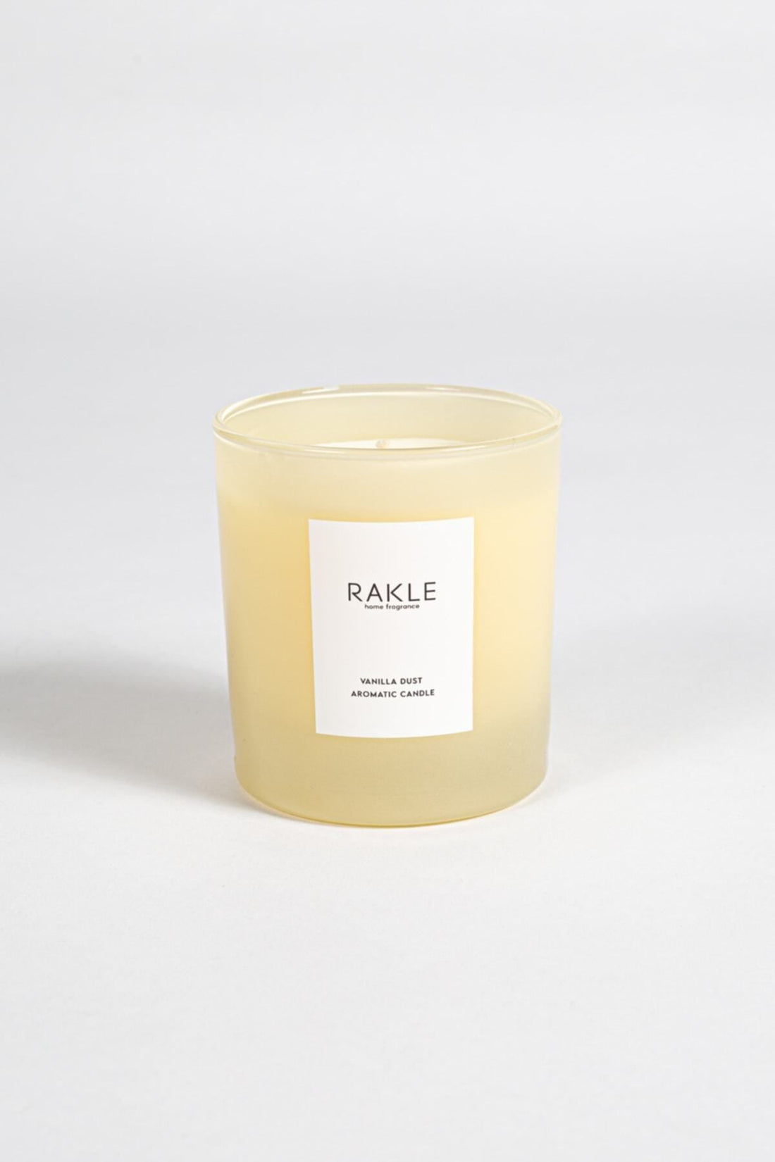 Basic Soft Cream Vanilla Scented Candle Yellow 200 g