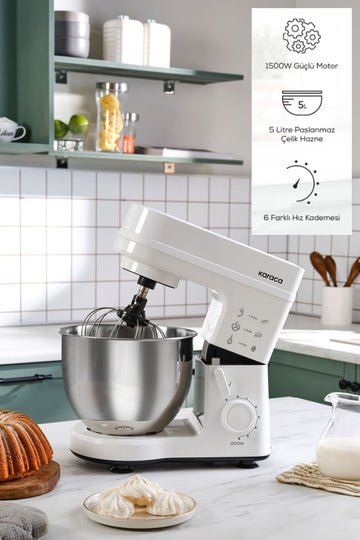 Maestrochef Stella Stand Mixer White 1500w