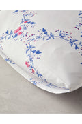 Floral Slice 2-Piece Pillowcase Dark Blue