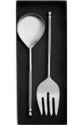 Rope 2 Piece Salad Serving Set Inox