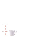 Laura 6 Person Coffee Cup Set 80 ml