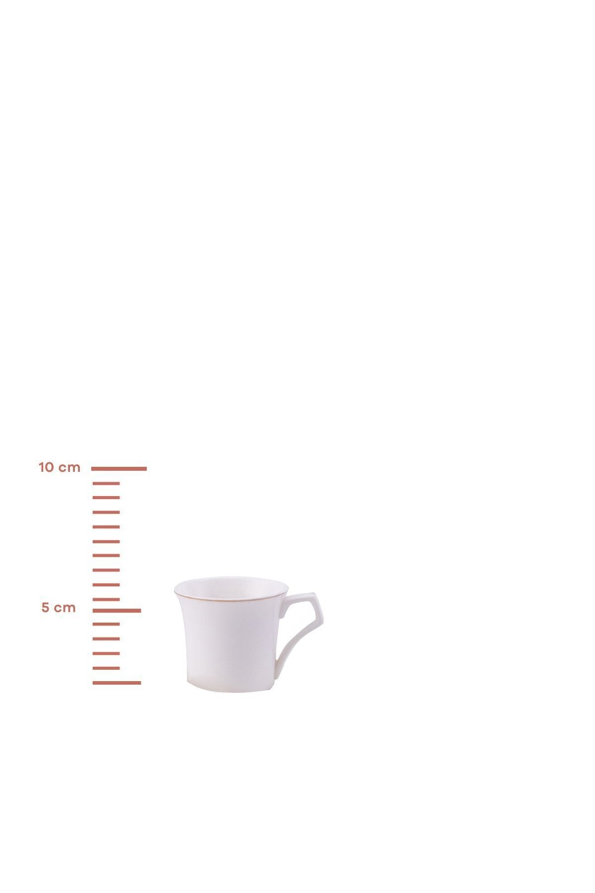 Laura 6 Person Coffee Cup Set 80 ml