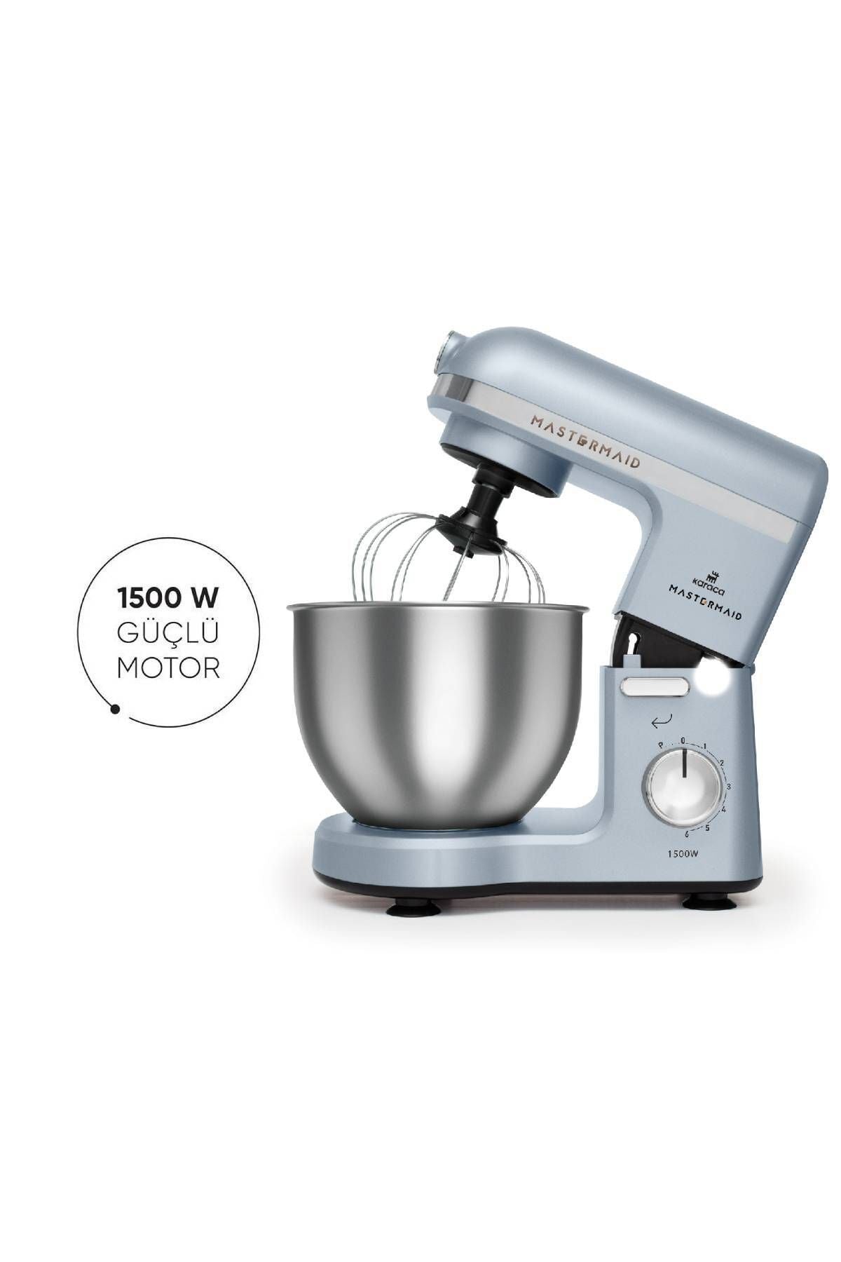 Mastermaid Chef Stand Mixer Foggy Blue 1500w 5 Lt