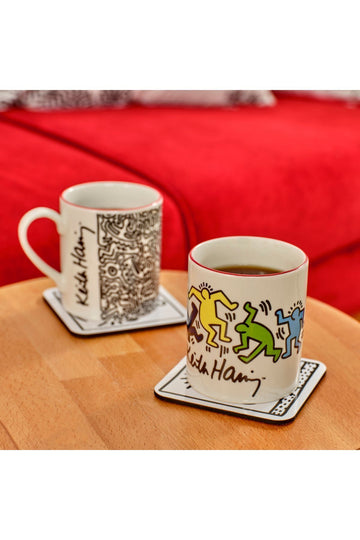 Keith Haring Colored Porcelain Mug (390 cc)