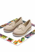 Beige Women's Loafer Shoes K01257067609