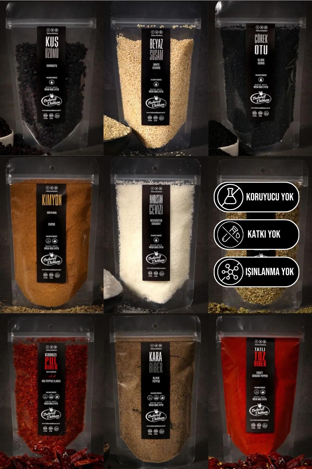 Mini Spice Set of 9.
