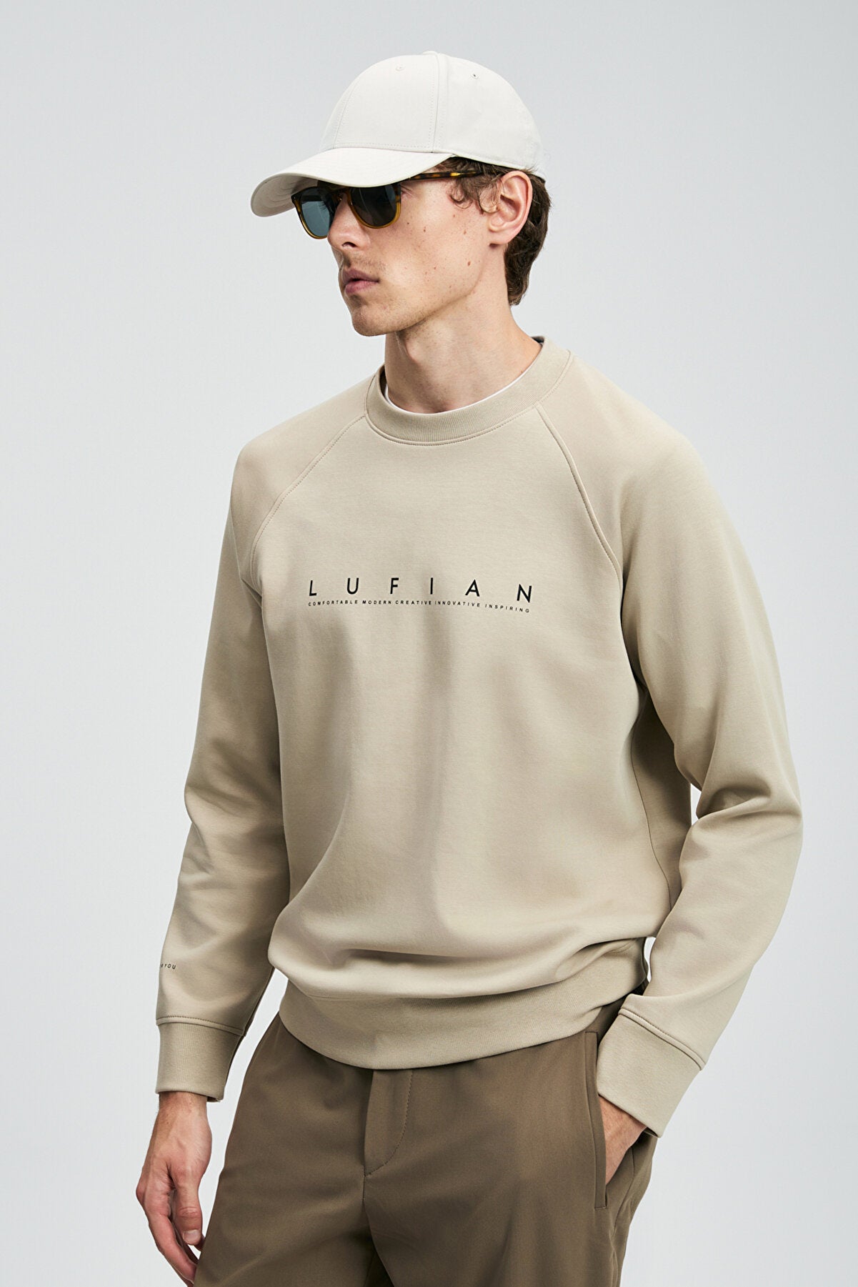 Cooper Men's Sweatshirt Beige