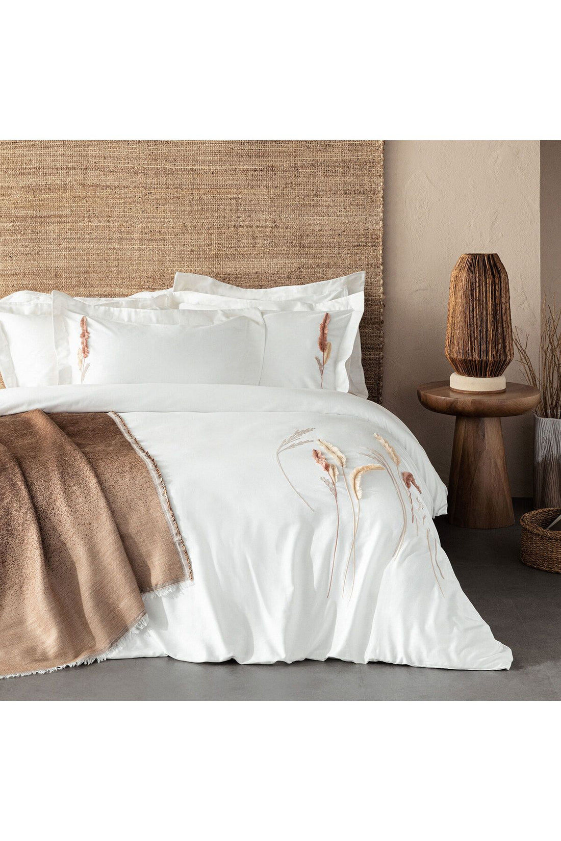 Sülvı Duvet Cover Set 230x220 Cm Ecru