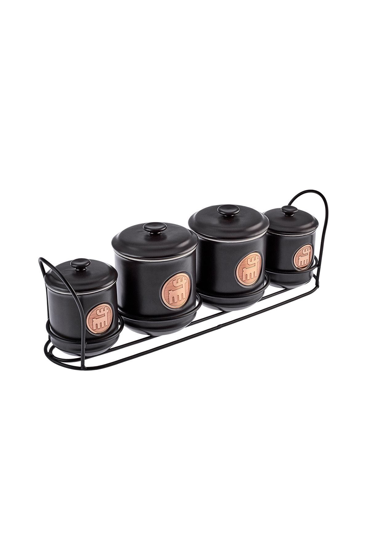 50th Anniversary Signature Collection x 4-Piece Spice Set with Vacuum Lid with Seal Stand