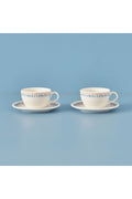 Marinated Porcelain 2-Piece Tea Cup Blue (270 cc)