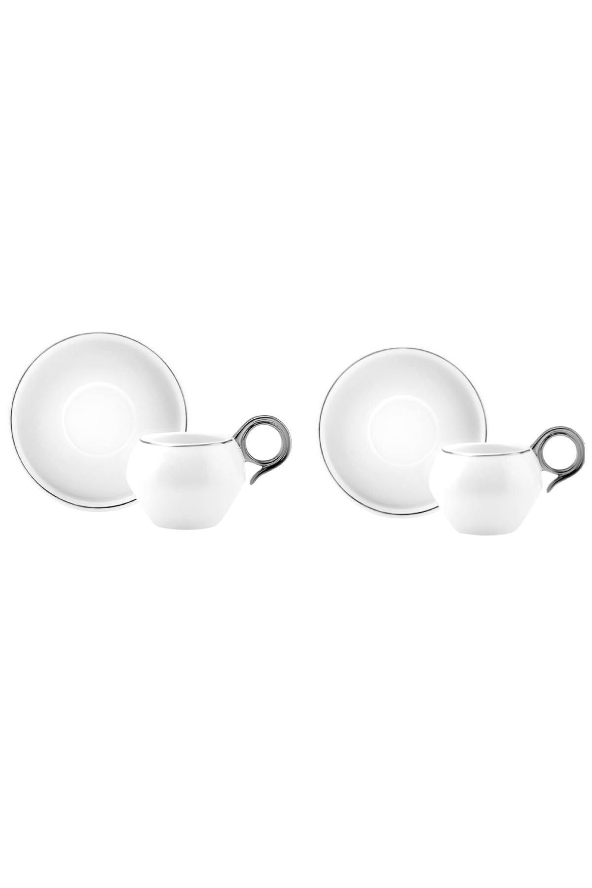 Venus Platinum 2 Person Coffee Cup Set 135 Ml