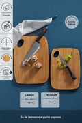 Karya 2pcs Bamboo Cutting Board 28/33 Cm